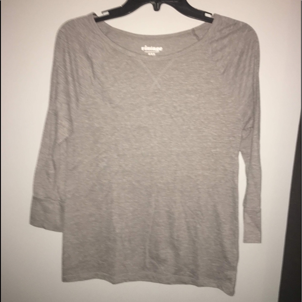 grey long sleeve